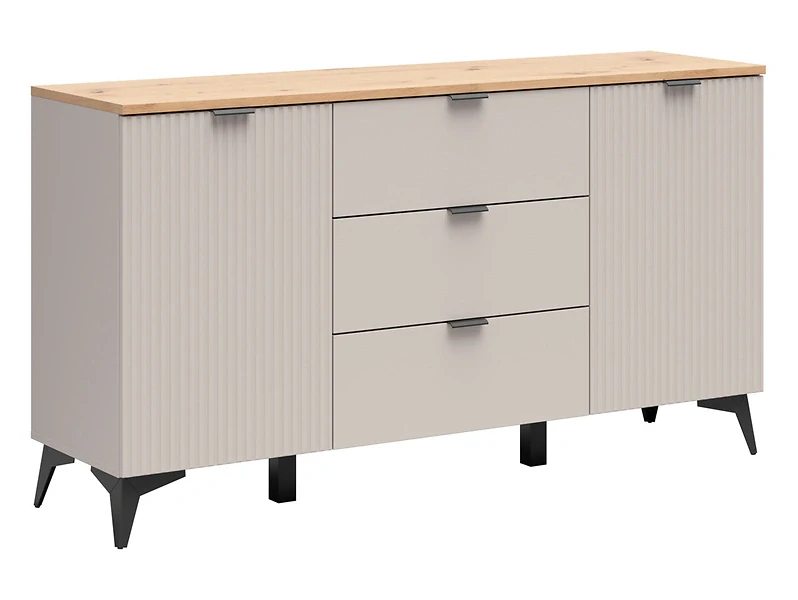 Komoda Velton KOM2D3S kašmír/dub artisan