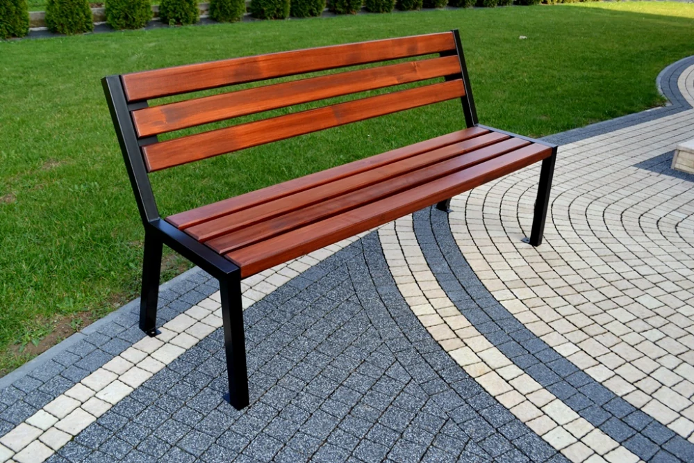 Parková lavička ROMA W089 bez opierok 150 cm