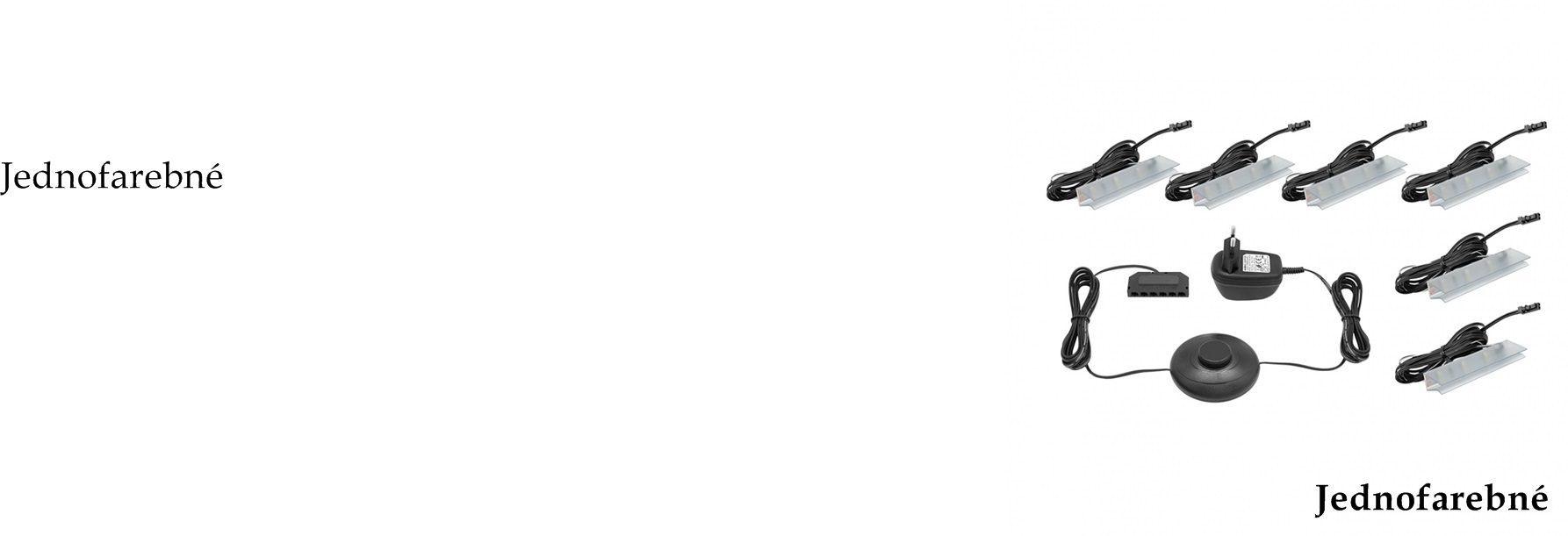 LED osvetlenie na 4 police