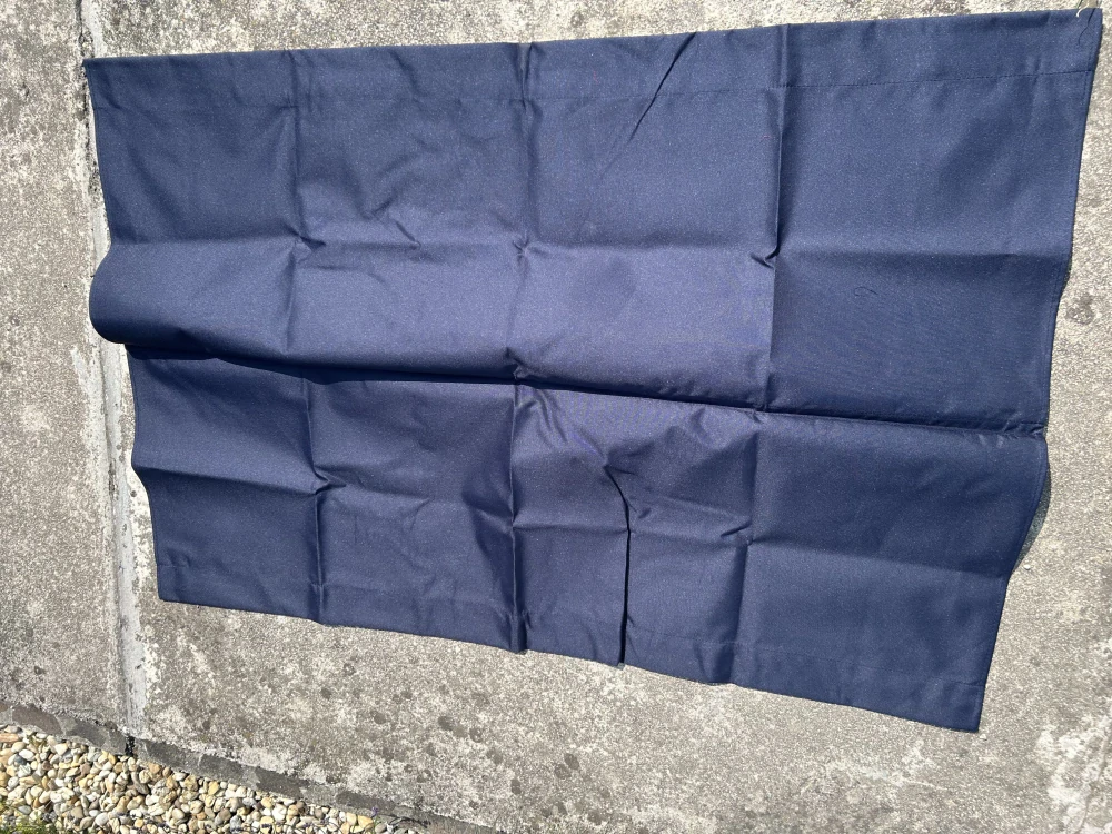 Látka na sedák DE LUXE - modrá - NA SKLADE!