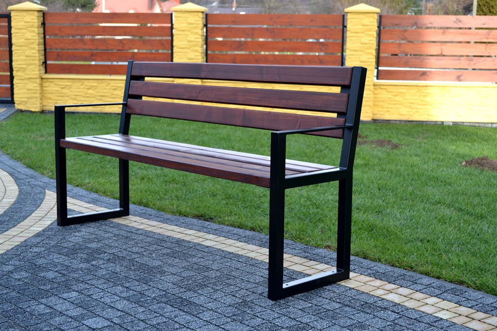 Parková lavička ANA s opierkami 180 cm