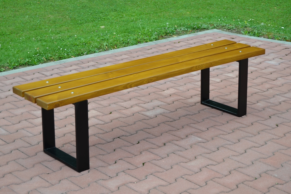 Parková lavička bez operadla 180 cm W159