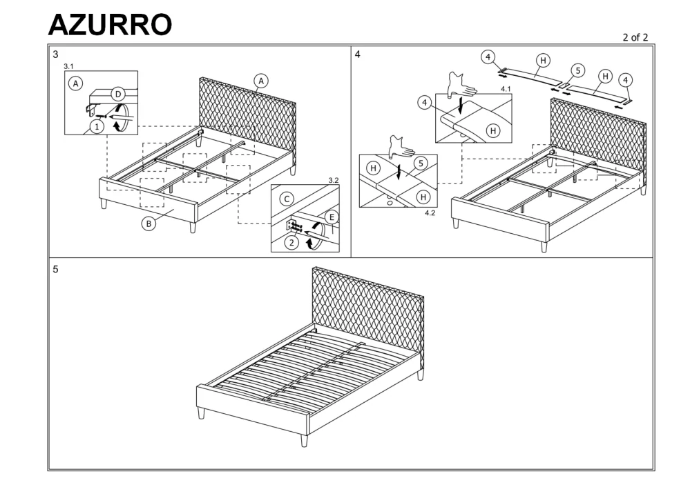 AZURRO VELVET posteľ 140X200 SIVÁ/DUB ČALÚNENIE BLUVEL 14