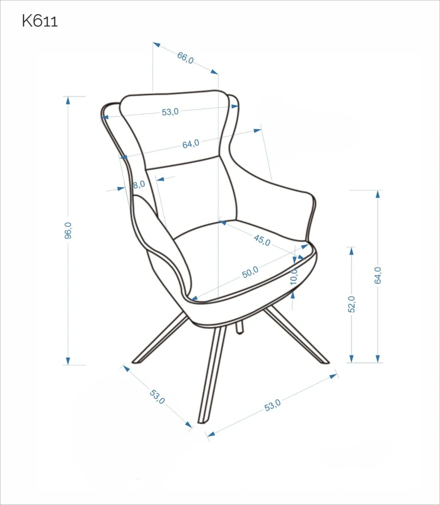K611 jedálenská stolička, tm. béžová