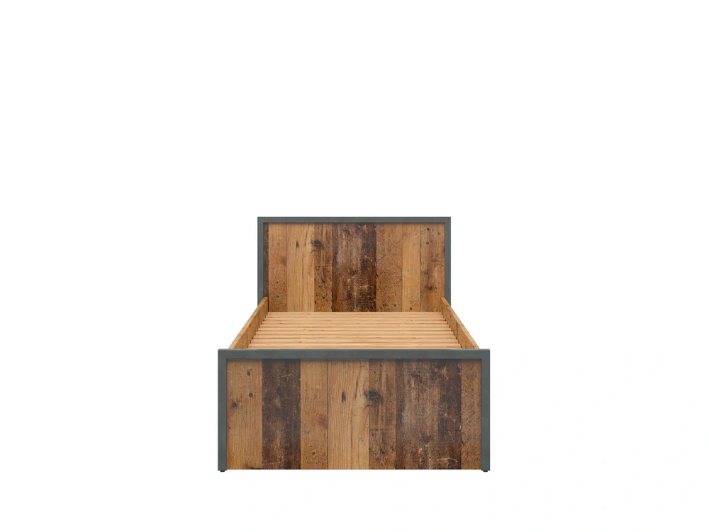 Posteľ Weston 90 cm LOZ/90 so zásuvkou borovica old style