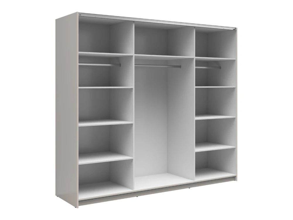 Skriňa so zrkadlom Tetrix SZF/220/2M kašmír