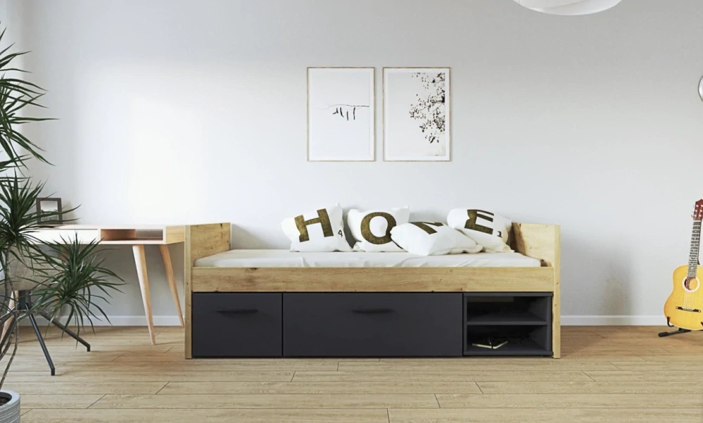 VERSO 1S/2 (modul) - zásuvka pod posteľ, dub artisan