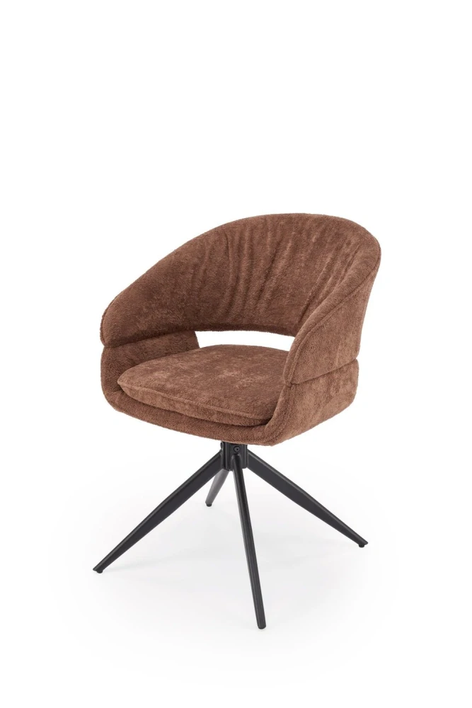 K602 jedálenská stolička, hnedá