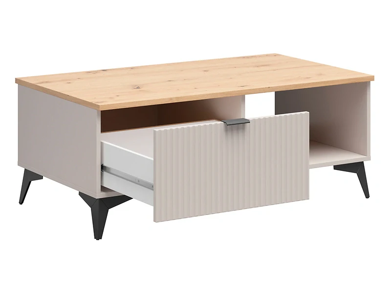 Konferenčný stolík Velton LAW1S kašmír/dub artisan