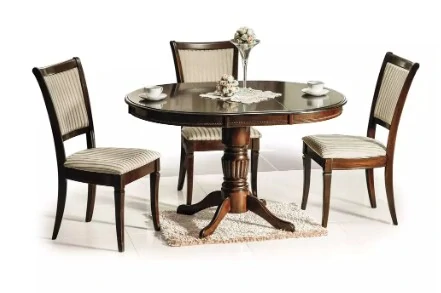 Jedálenský stôl MARGO rozkladací, tmavý orech 