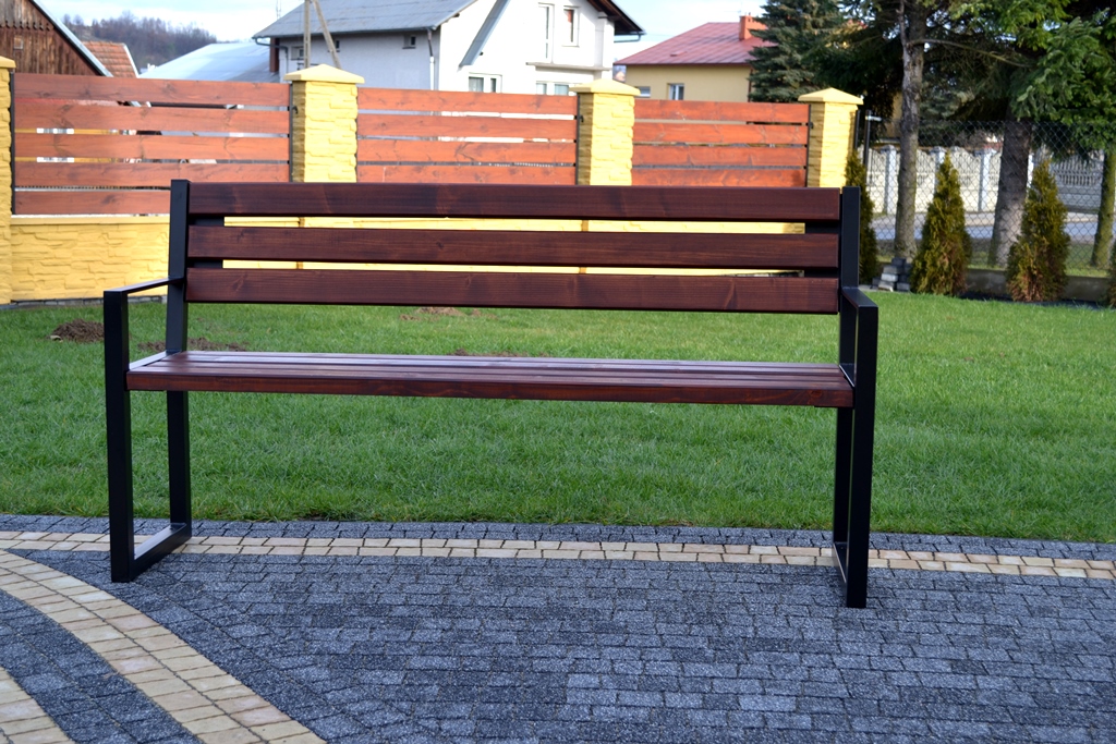 Parková lavička ANA s opierkami 180 cm