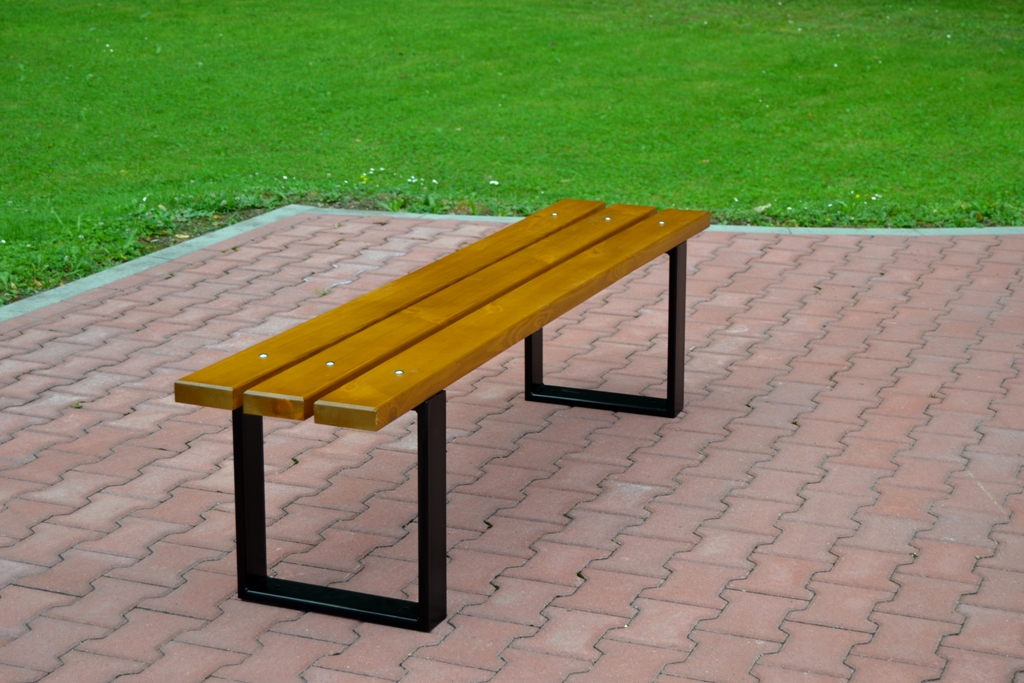 Parková lavička bez operadla 180 cm W159