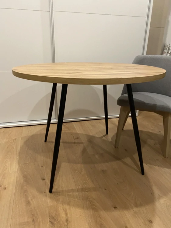 Jedálenský stôl Oslo II, priemer 100cm, dub wotan