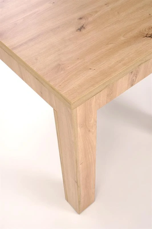 GIZMO 120-160 rozkladací jedálenský stôl, doska - dub artisan, nohy - dub artisan
