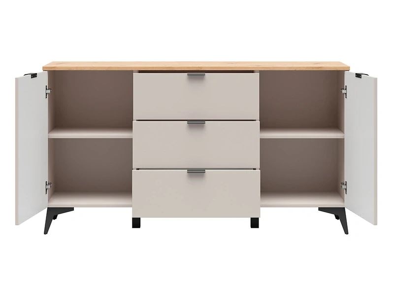 Komoda Velton KOM2D3S kašmír/dub artisan
