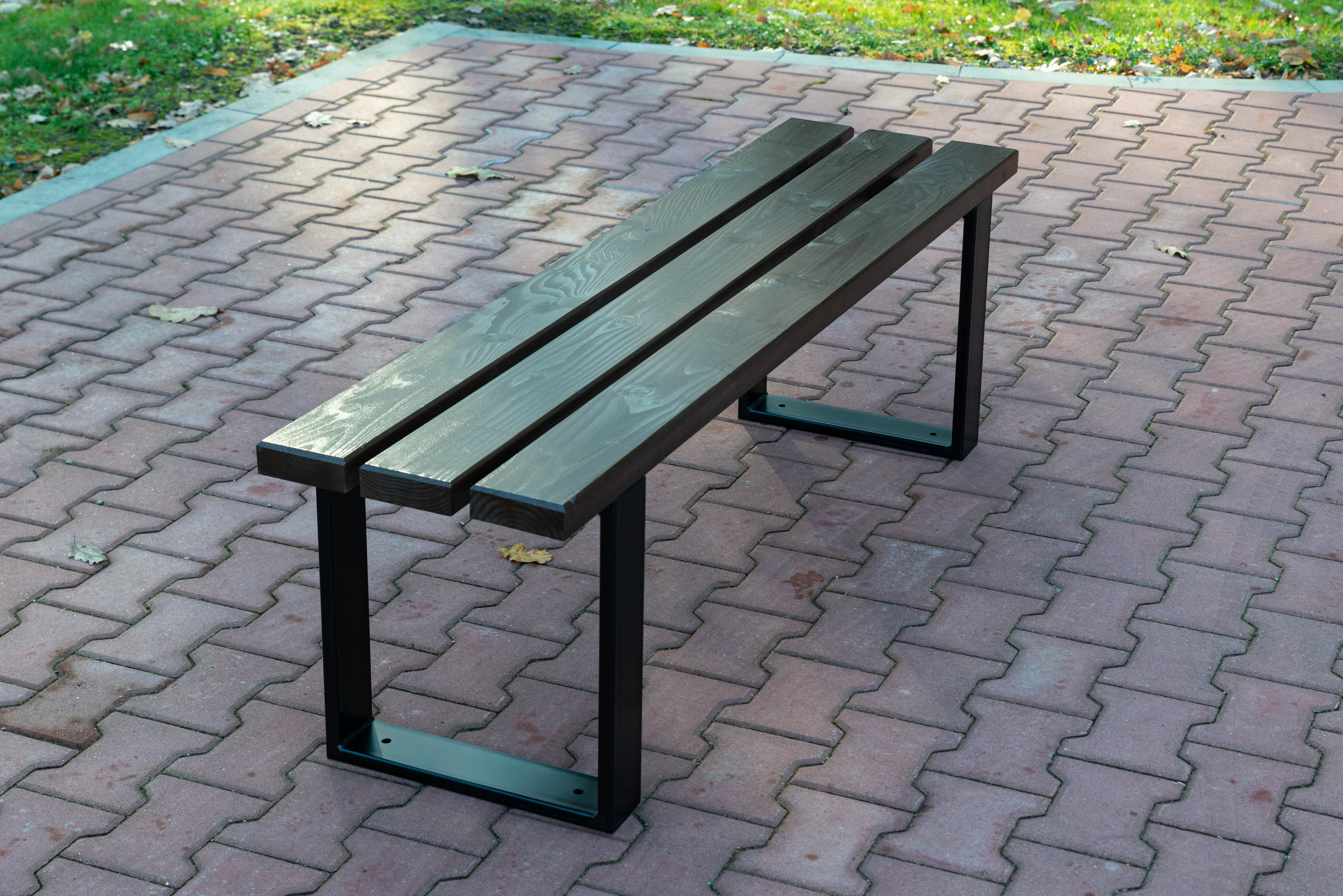 Parková lavička bez operadla 180 cm W159