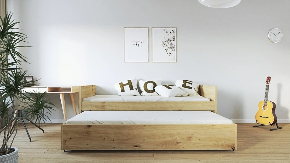 VERSO F posteľ modul., 205/95/34cm, lamino, antracit