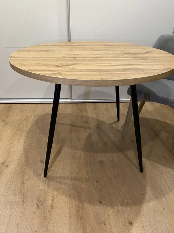 Jedálenský stôl Oslo II, priemer 100cm, dub wotan