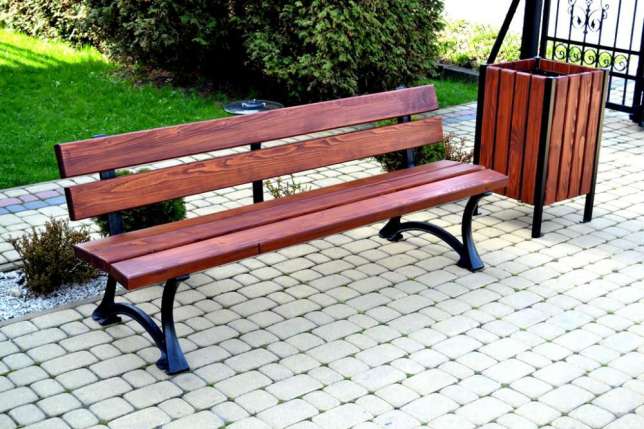 Parková lavička Mesto 180cm