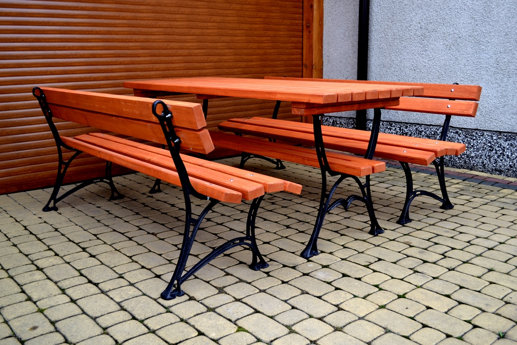 Parková lavička Alenka 150cm hrúbka latiek 4cm