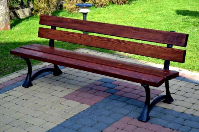 Parková lavička Mesto 150cm