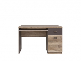 Stôl Malcolm BIU1D1S Dub monument/šedy wolfram/dub monument