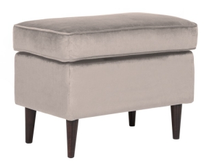 Taburet RON VELVET béžová BLUVEL 28 / WENGE