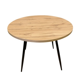 Jedálenský stôl Oslo II, priemer 100cm, dub wotan