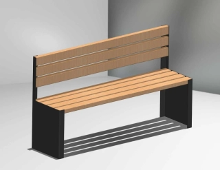 Parková lavička Malaga 180cm W290