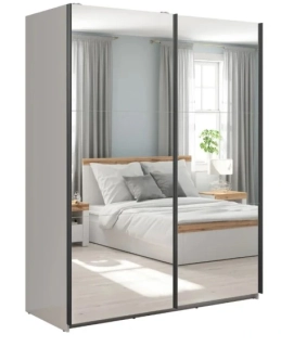 Skriňa Tetrix so zrkadlom SZF/153/2M kašmír