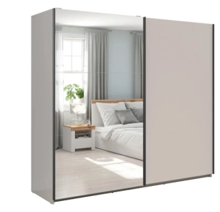 Skriňa so zrkladom Tetrix SZF/220/M kašmír