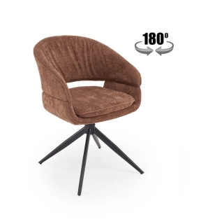 K602 jedálenská stolička, hnedá