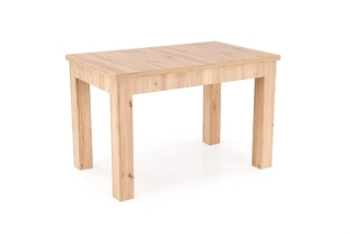 GIZMO 120-160 rozkladací jedálenský stôl, doska - dub artisan, nohy - dub artisan