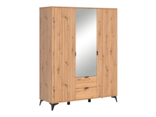 Skriňa so zrkadlom Lamea SZF2D2S1M dub artisan