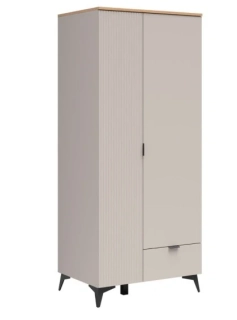 Skriňa Velton SZF2D1S kašmír/dub artisan