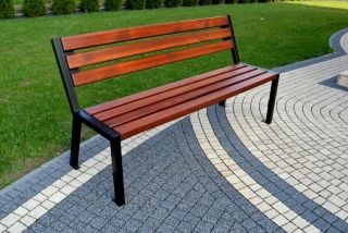 Parková lavička ROMA W089 bez opierok 150 cm